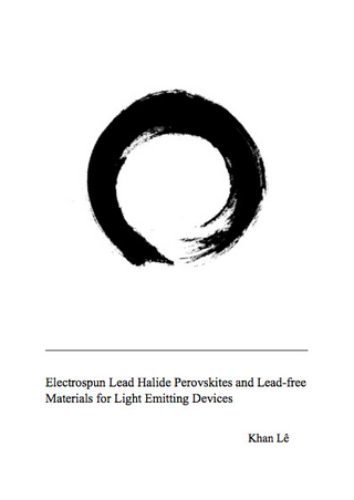 Electrospun Lead Halide Perovskites and Lead-free Materials for Light Emitting Devices