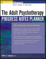 The Adult Psychotherapy Progress Notes Planner - David J. Berghuis
