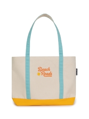 Beach Reads Large Zippered Tote