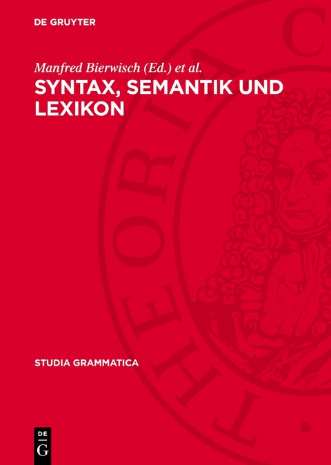 Syntax, Semantik und Lexikon - 