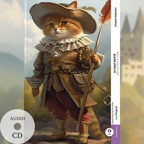 Le Chat bott&eacute; / Der gestiefelte Kater (Buch + Audio-CD) - Frank-Lesemethode - Kommentierte zweisprachige Ausgabe Franz&ouml;sisch-Deutsch - Charles Perrault