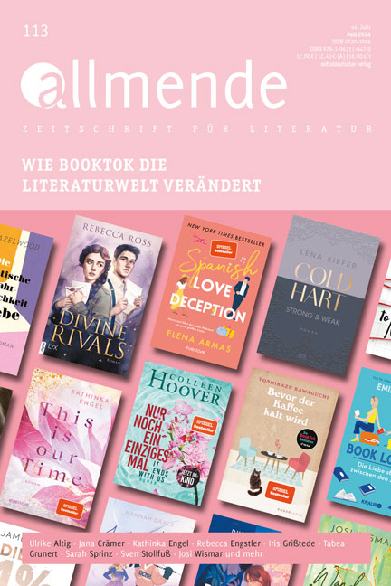 Allmende 113 &ndash; Zeitschrift f&uuml;r Literatur - 