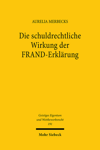 Die schuldrechtliche Wirkung der FRAND-Erklärung