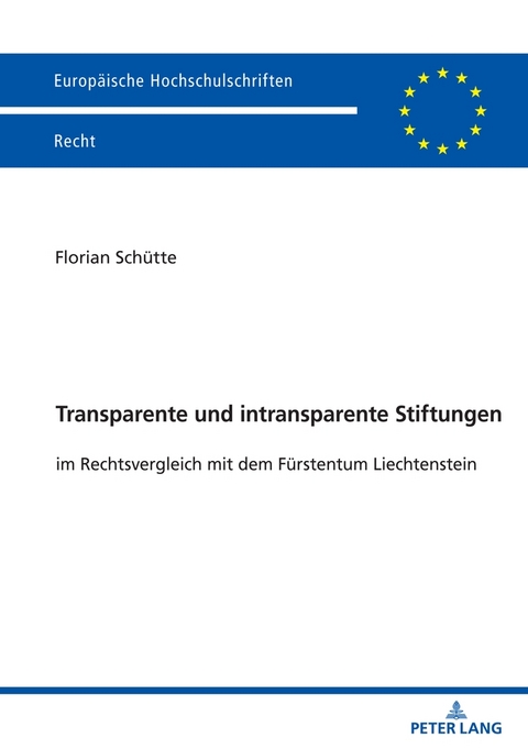 Transparente und intransparente Stiftungen - Florian Sch&uuml;tte