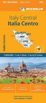 Italy Centre - Michelin Regional Map 563 - Michelin