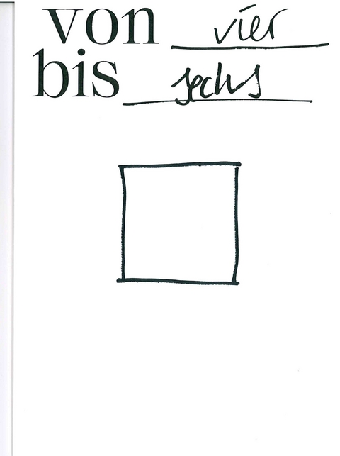 von vier bis sechs... - 