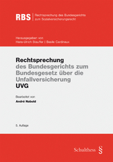 Rechtsprechung des Bundesgerichts zum UVG - Andr&eacute; Pierre Nabold