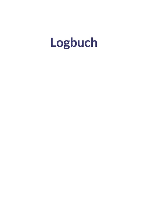Logbuch - Michael Zielke