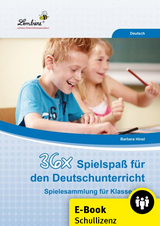 36x Spielspa&szlig; f&uuml;r den Deutschunterricht - Barbara Hinel