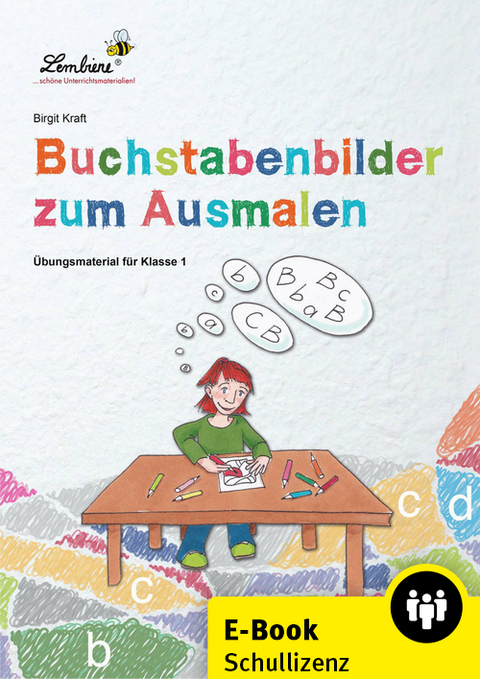 Buchstabenbilder zum Ausmalen - Birgit Kraft