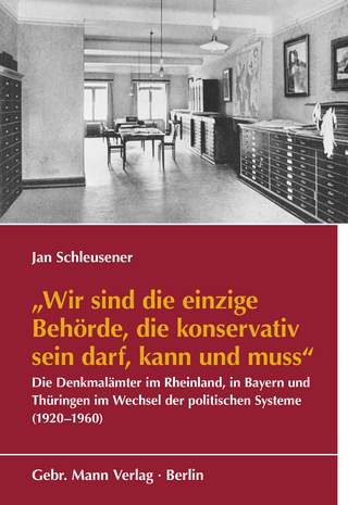 »Wir sind die einzige Behörde, die konservativ sein darf, kann und muss«