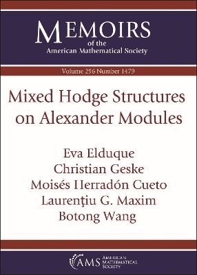 Mixed Hodge Structures on Alexander Modules