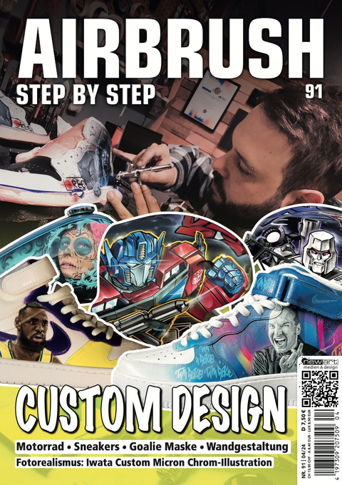 Airbrush Step by Step 91 - J&uuml;rgen Grabowsky, Davide Salvadori, Dave Fried, Rafa Garcia Cano