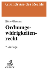 Ordnungswidrigkeitenrecht - Joachim Bohnert, Jens Bülte, Carsten Krumm
