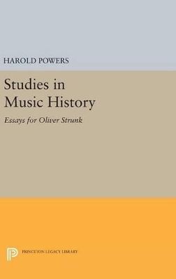Studies in Music History - Harold Powers