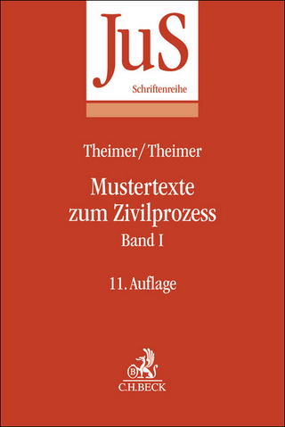 Mustertexte zum Zivilprozess Band I