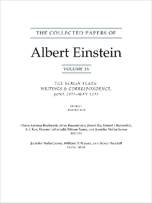The collected papers of Albert Einstein, Volume 16 (Translation supplement) - Albert Einstein