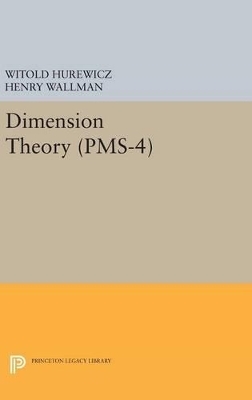 Dimension Theory - Witold Hurewicz, Henry Wallman
