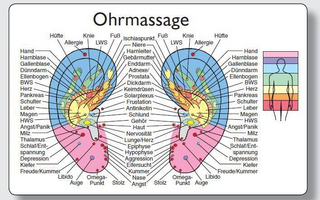 Reflexzonenmassagekarte 