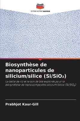 Biosynthèse de nanoparticules de silicium/silice (Si/SiO₂)
