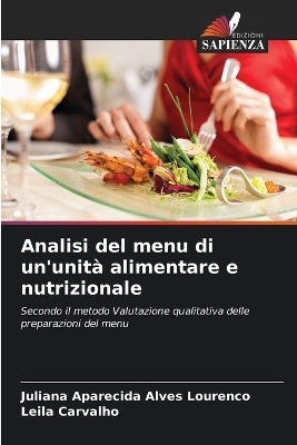 Analisi del menu di un'unità alimentare e nutrizionale