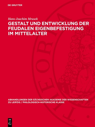 Gestalt und Entwicklung der feudalen Eigenbefestigung im Mittelalter