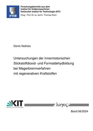 Untersuchung der innermotorischen Stickstoffdioxid- und Formaldehydbildung bei Magerbrennverfahren mit regenerativen Kraftstoffen