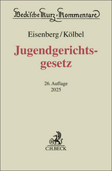 Jugendgerichtsgesetz - Kölbel, Ralf; Eisenberg, Ulrich