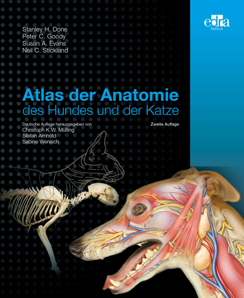Atlas der Anatomie des Hundes und der Katze - Stanley H. Done, Peter C. Goody, Susan A. Evans, Neil C. Stickland