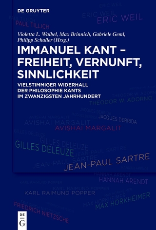 Immanuel Kant – Freiheit, Vernunft, Sinnlichkeit