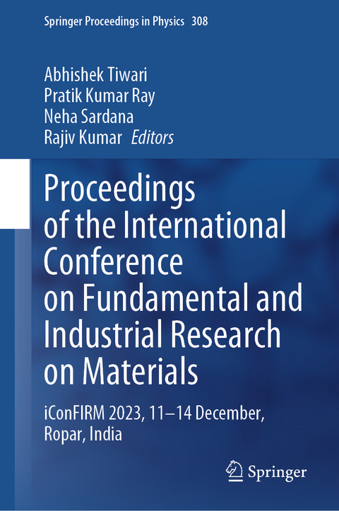 Proceedings of the International Conference on Fundamental and Industrial Research on Materials - 
