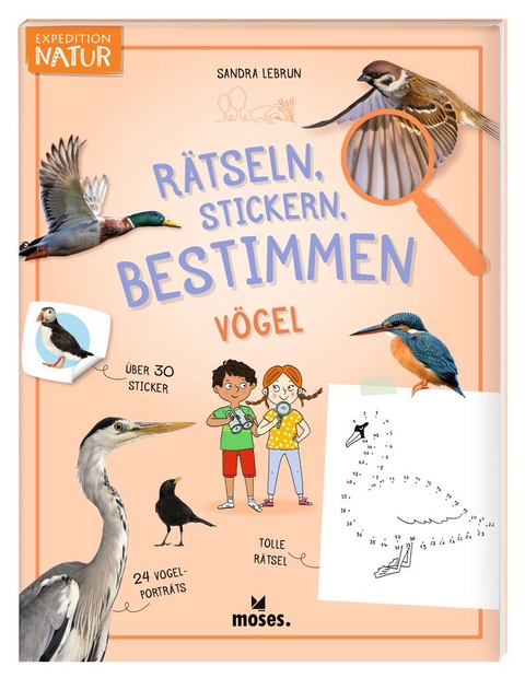 Expedition Natur R&auml;tseln, Stickern, Bestimmen - V&ouml;gel
