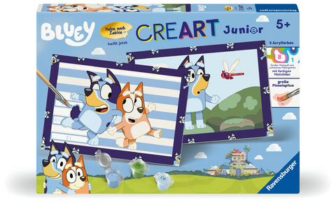CreArt, Malen nach Zahlen Junior - Bluey