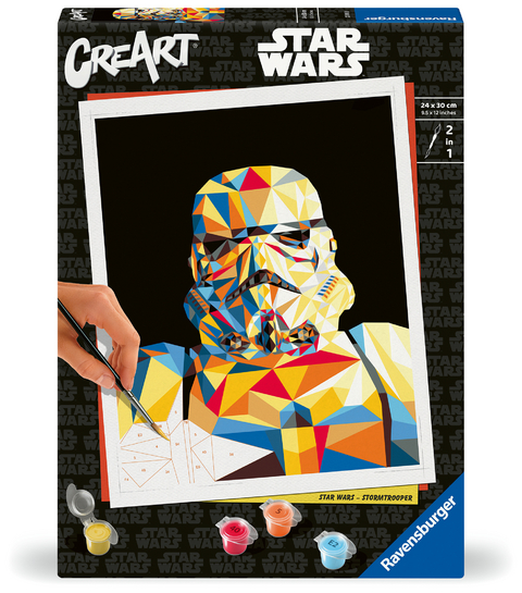 CreArt, Malen nach Zahlen Adults Trend Star Wars - Stormtrooper