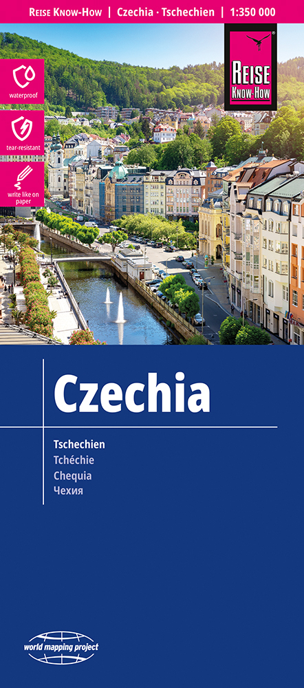 Reise Know-How Landkarte Tschechien / Czechia (1:350.000)
