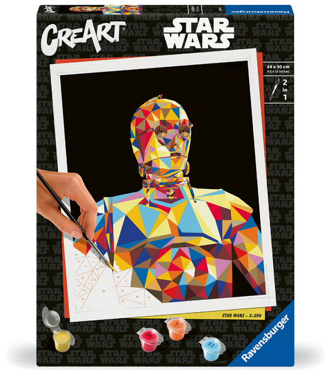 CreArt, Malen nach Zahlen Adults Trend Star Wars - C-3PO