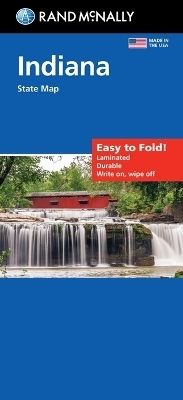 Rand McNally Easy to Fold: Indiana State Laminated Map
