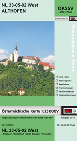 BEV-Karte 4102-West, Althofen 1:25 000V - 