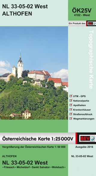 BEV-Karte 4102-West, Althofen 1:25 000V