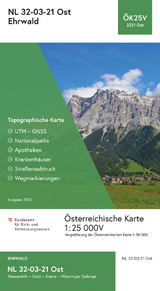BEV-Karte 2221-Ost, Ehrwald 1:25 000V - 