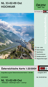 BEV-Karte 4209-Ost, Hochkar 1:25 000V - 