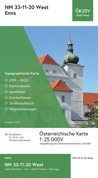 BEV-Karte 4320-West, Enns 1:25 000V