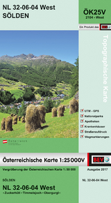 BEV-Karte 2104-West, S&ouml;lden 1:25 000V - 