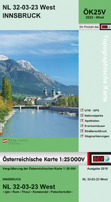 BEV-Karte 2223-West, Innsbruck 1:25 000V - 