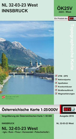 BEV-Karte 2223-West, Innsbruck 1:25 000V