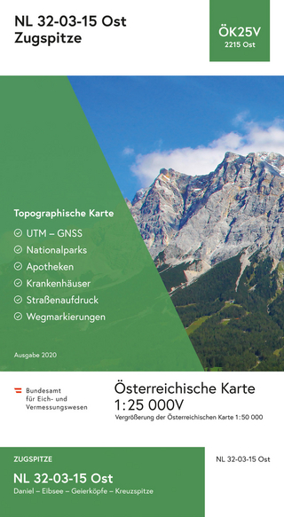 BEV-Karte 2215-Ost, Zugspitze 1:25 000V