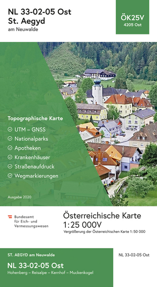 BEV-Karte 4205-Ost, St. Aegyd am Neuwalde 1:25 000V