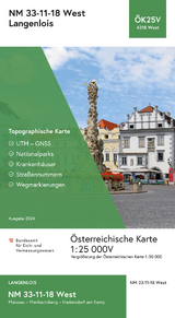 BEV-Karte 4318-West, Langenlois 1:25 000V - 