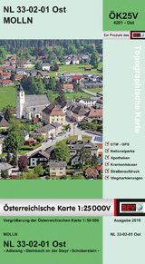 BEV-Karte 4201-Ost, Molln 1:25 000V - 