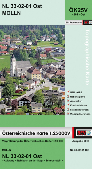 BEV-Karte 4201-Ost, Molln 1:25 000V